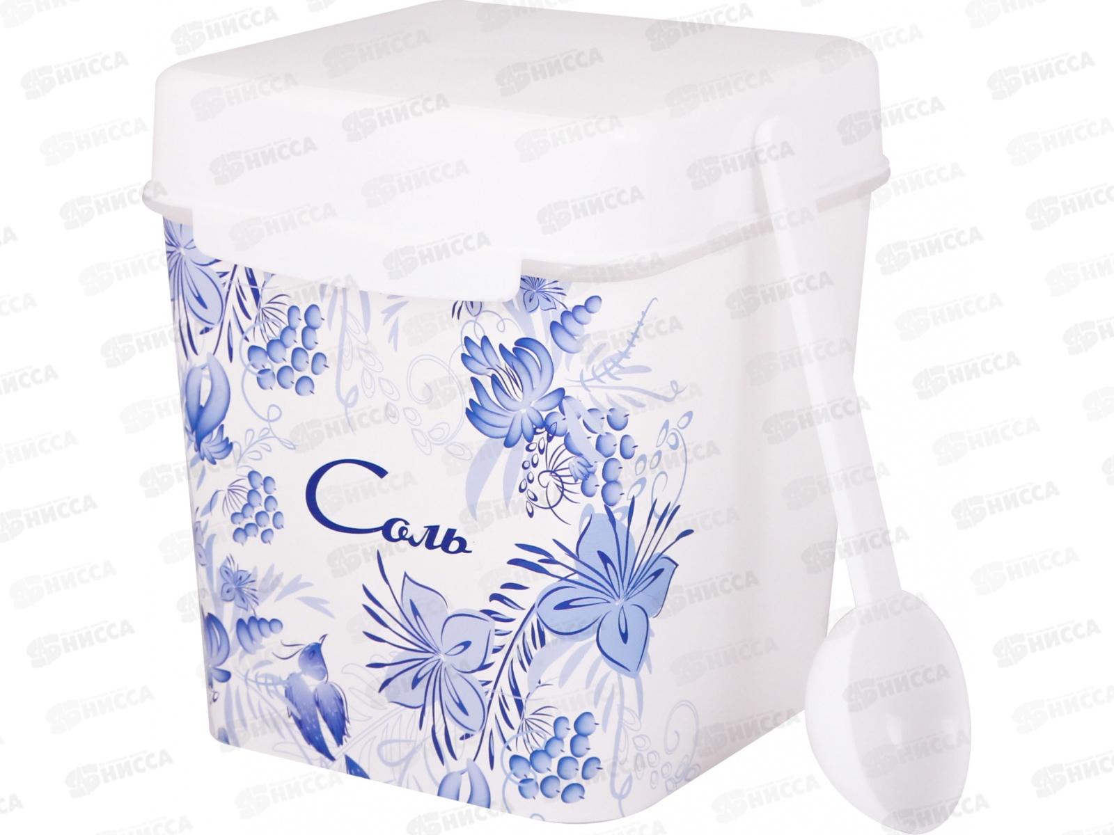 Емкость &quotШале&quot 1,2л (соль) с ложкой М7809 *12