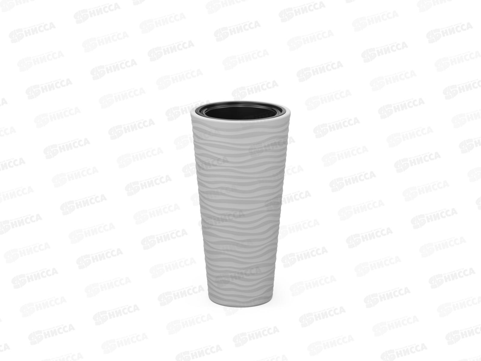 Кашпо Оазис 25л Серый М8076 *2