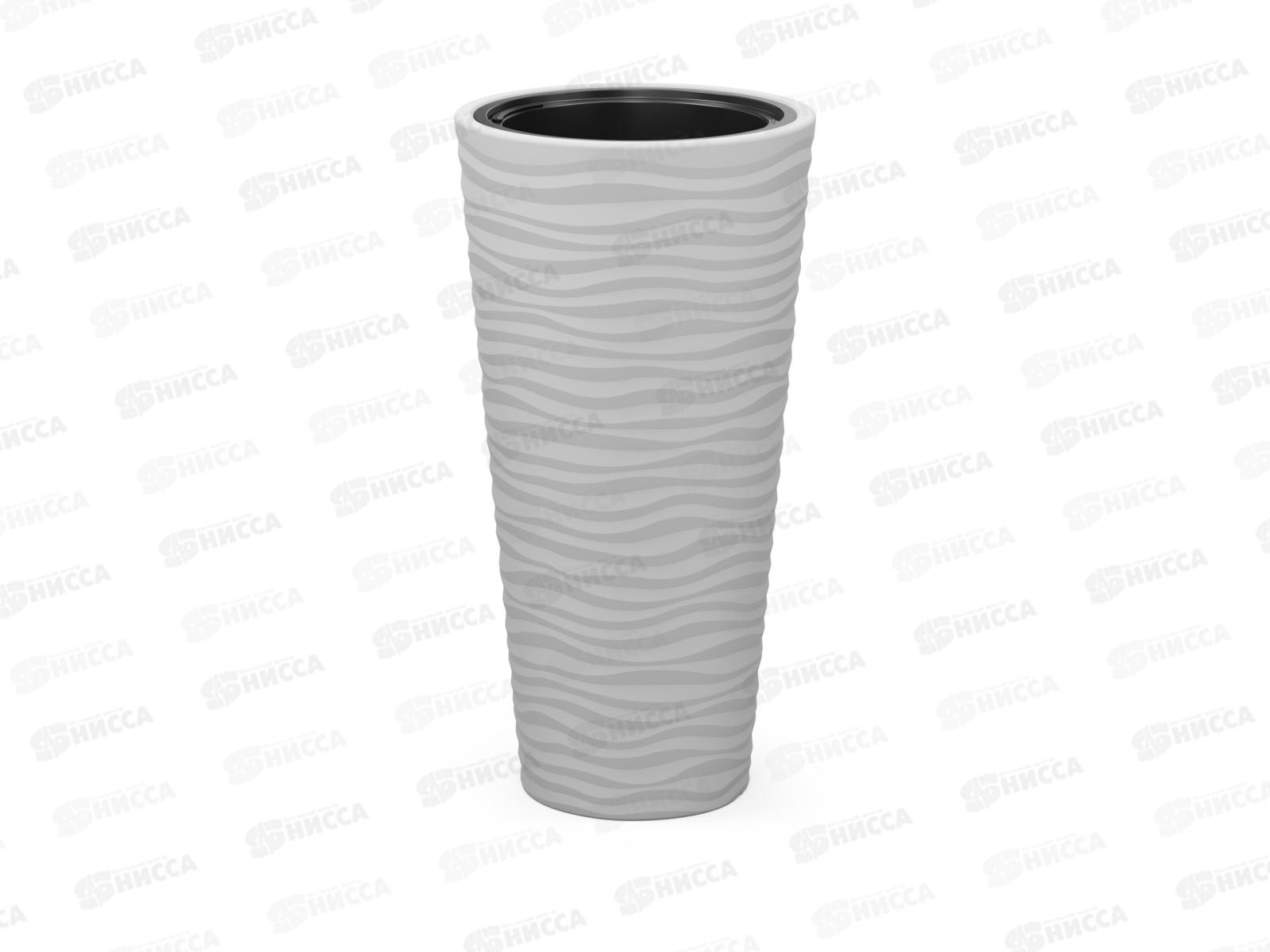 Кашпо Оазис 63л Серый М8082 *2