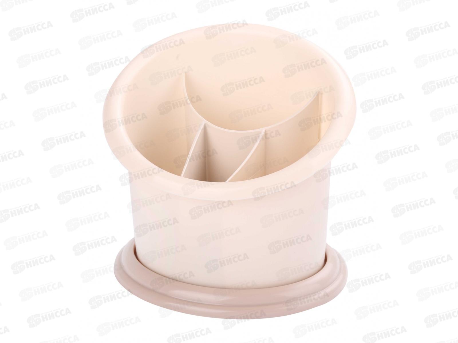 Подставка для столовых приборов Стиль светло-бежевый М7612 *22