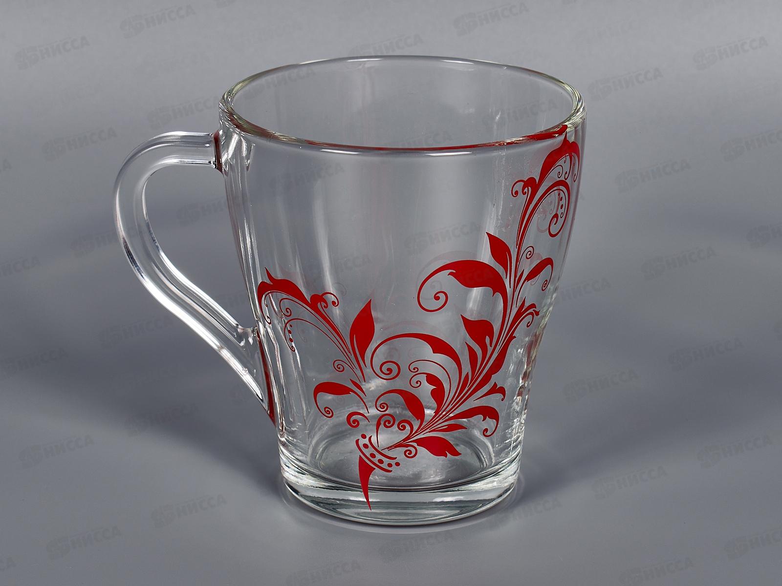 Кружка 250мл 1649-Д Криуль красный *12