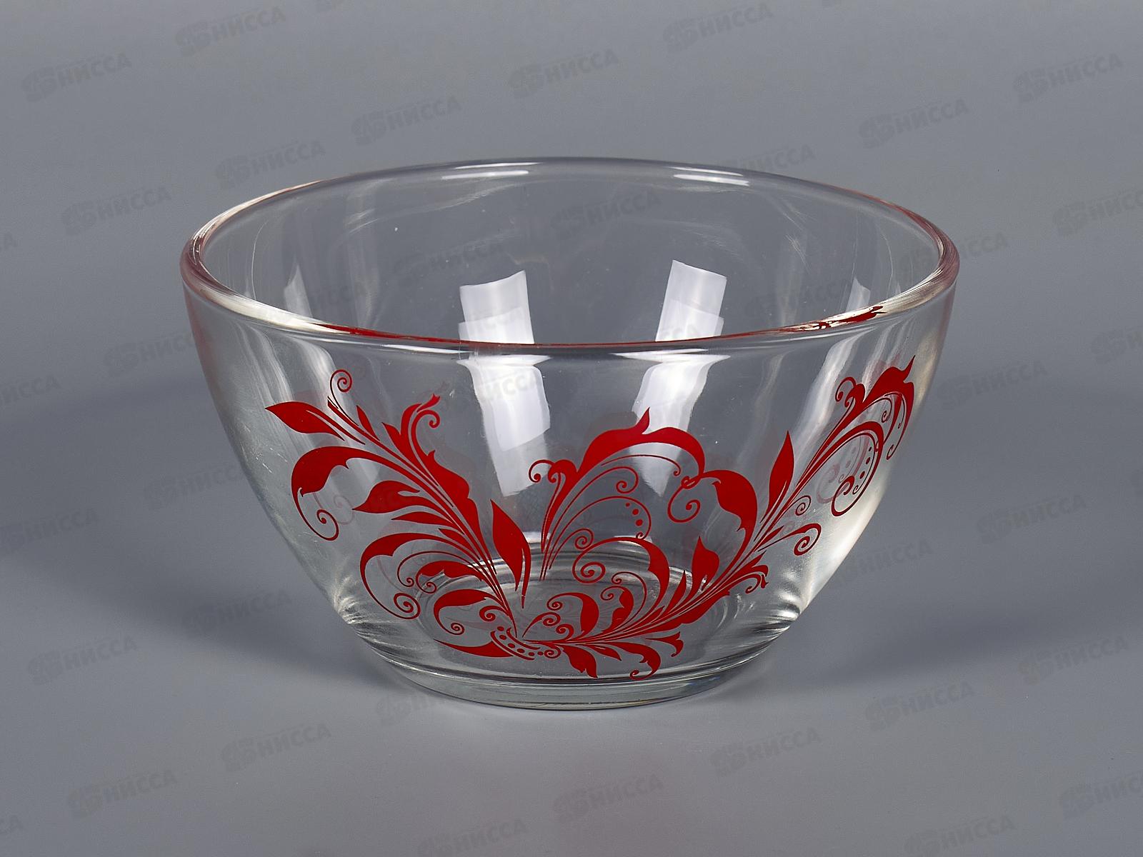 Салатник малый 322/1-Д Криуль красный