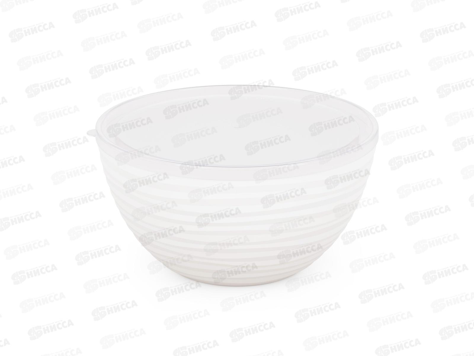 Чаша &quotОазис&quot 4л с крышкой  белый М8404 *16