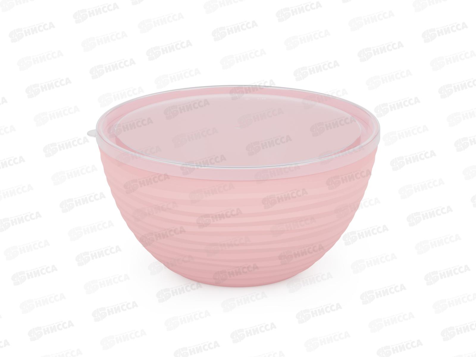 Чаша &quotОазис&quot 4л с крышкой розовый М8411 *16