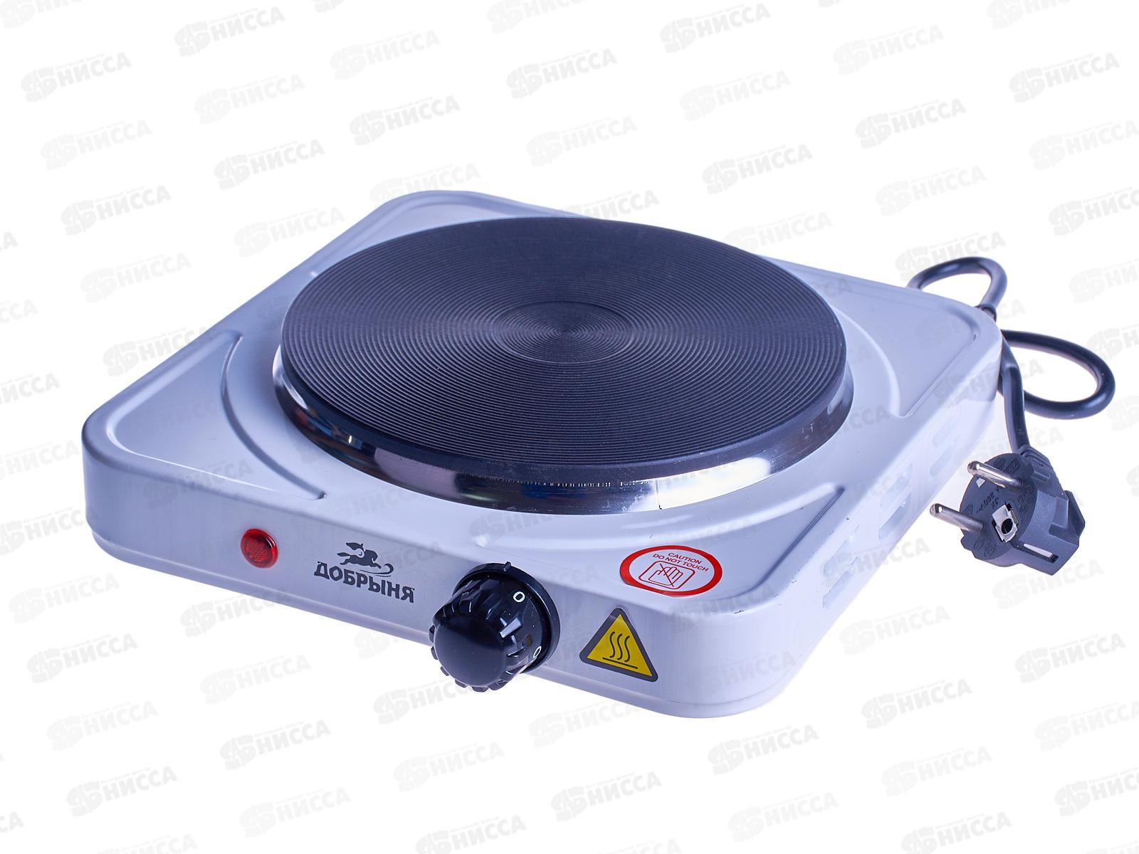 Плита электрическая DO-2210 1конфорка 1500Вт бел. блин Добрыня