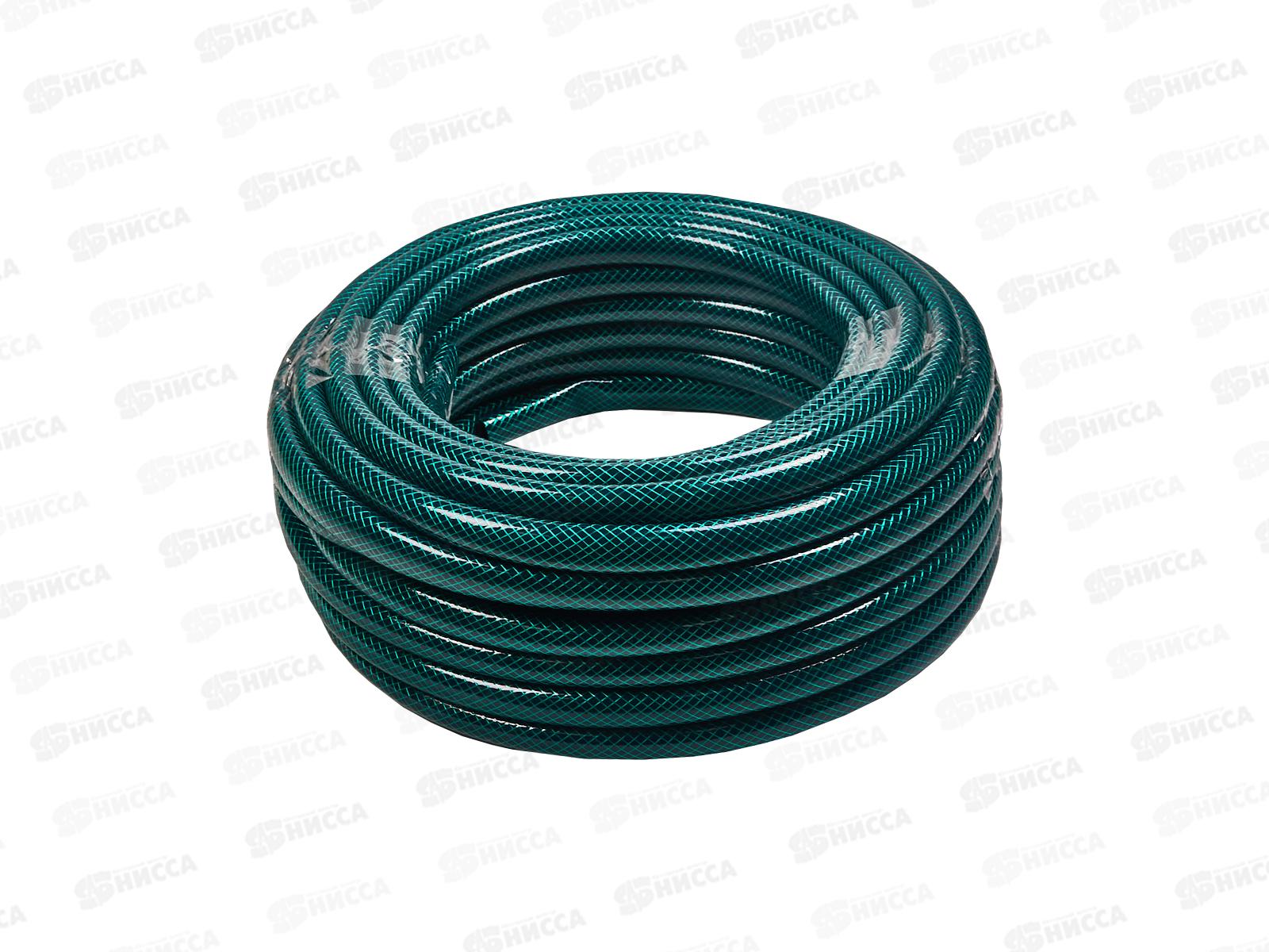 Шланг поливочный ПВХ армированный 3-х слойный 3/4" 18х21мм Метеор 25м 96148