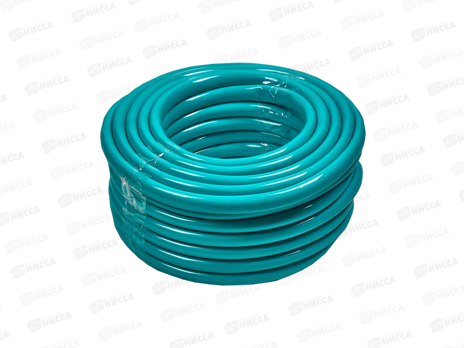 Шланг полив ПВХ однослойный 3/4" 18х22мм силик. Голубика 25м 104758