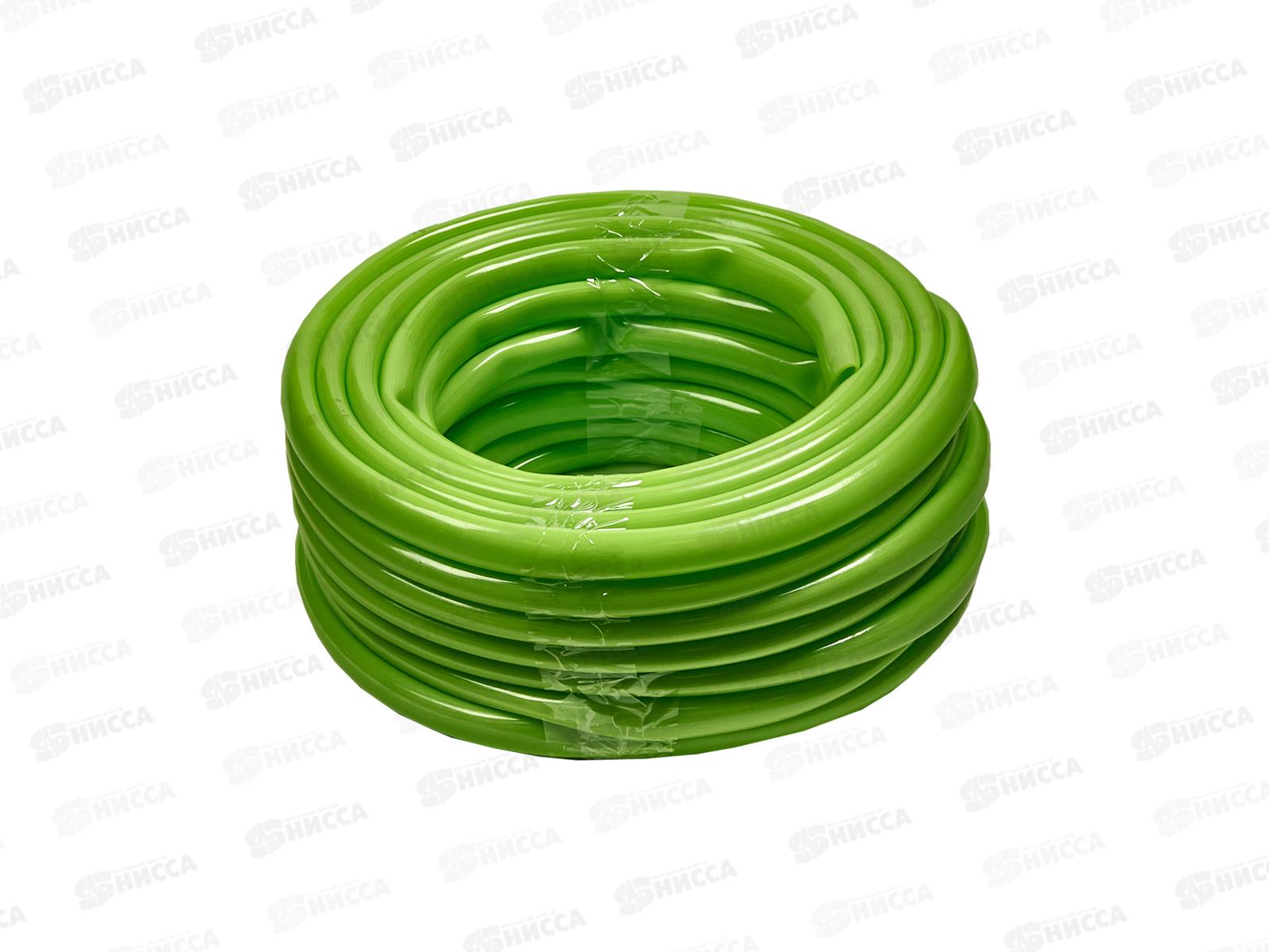 Шланг поливочный ПВХ однослойный 3/4&quot 18х22мм силиконовый Лайм 25м 104760