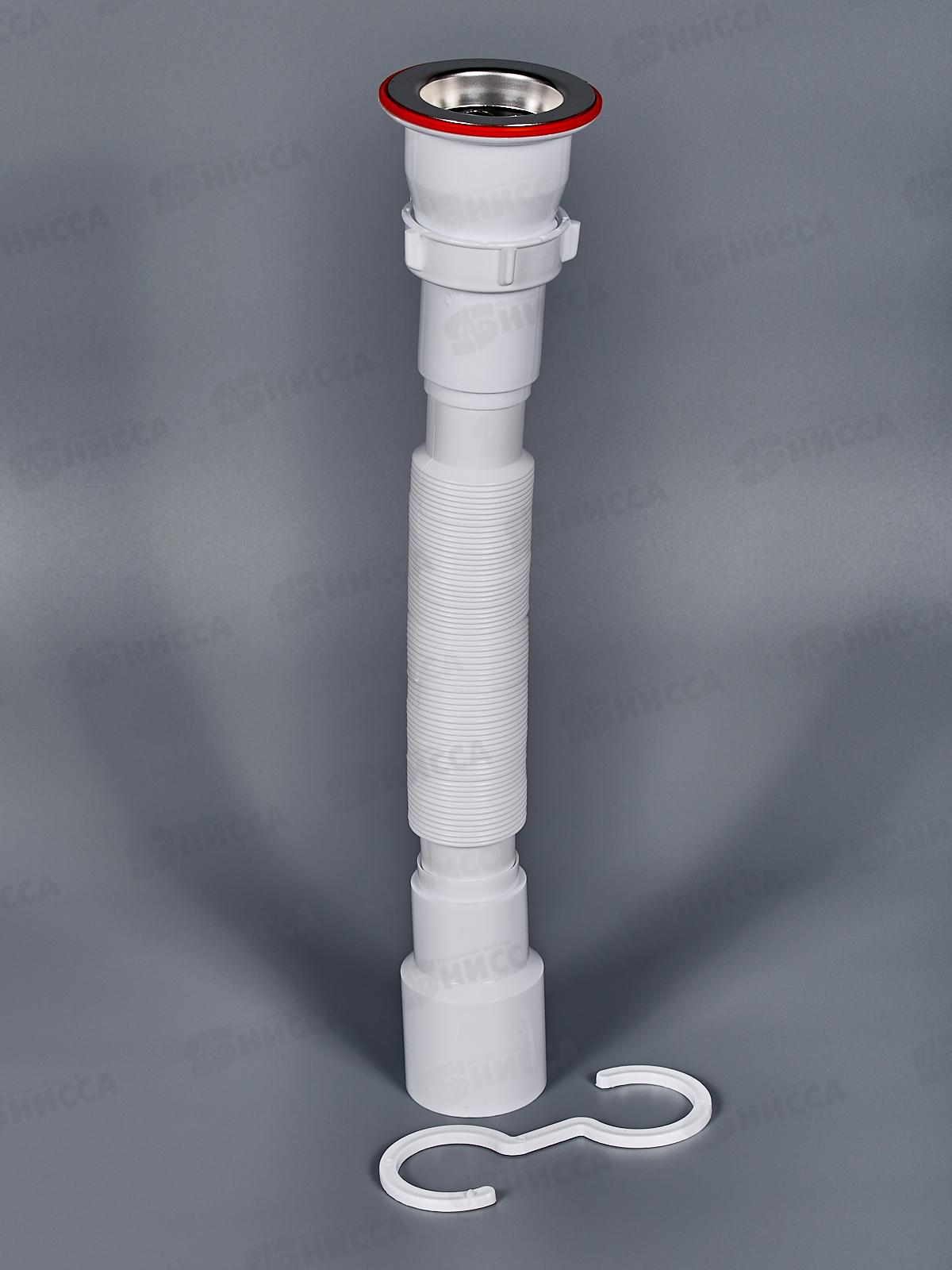 Сифон СГУ-0,8 м гофрированный универсальный