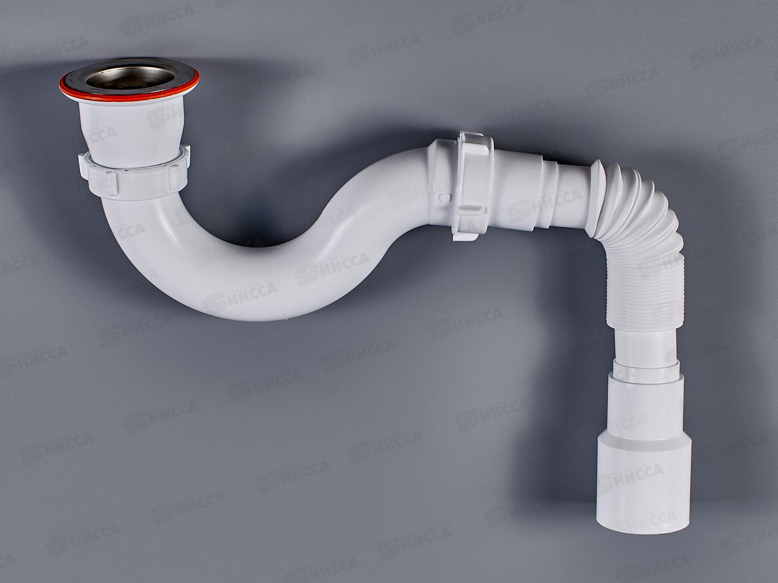 Сифон СД-О для душ. поддона округлый