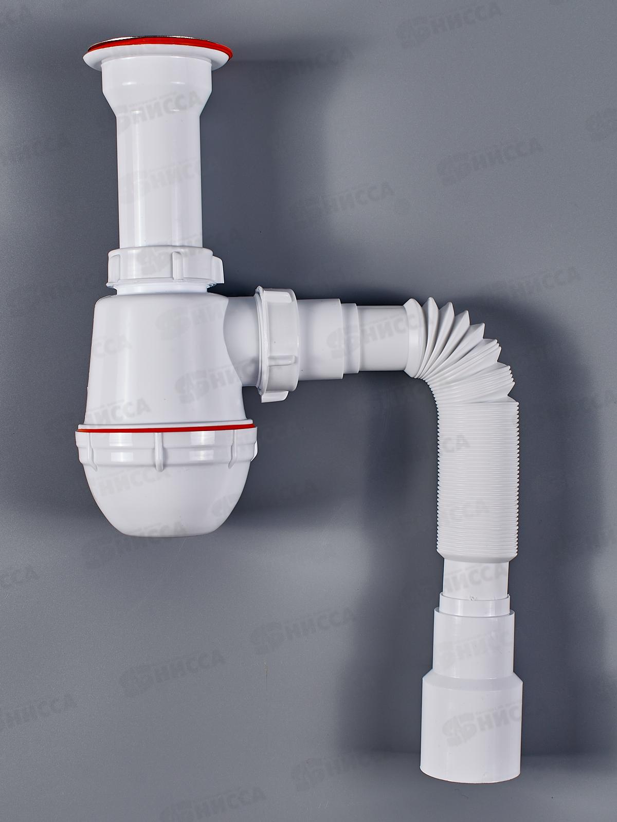 Сифон СМ-01 для мойки (литой)