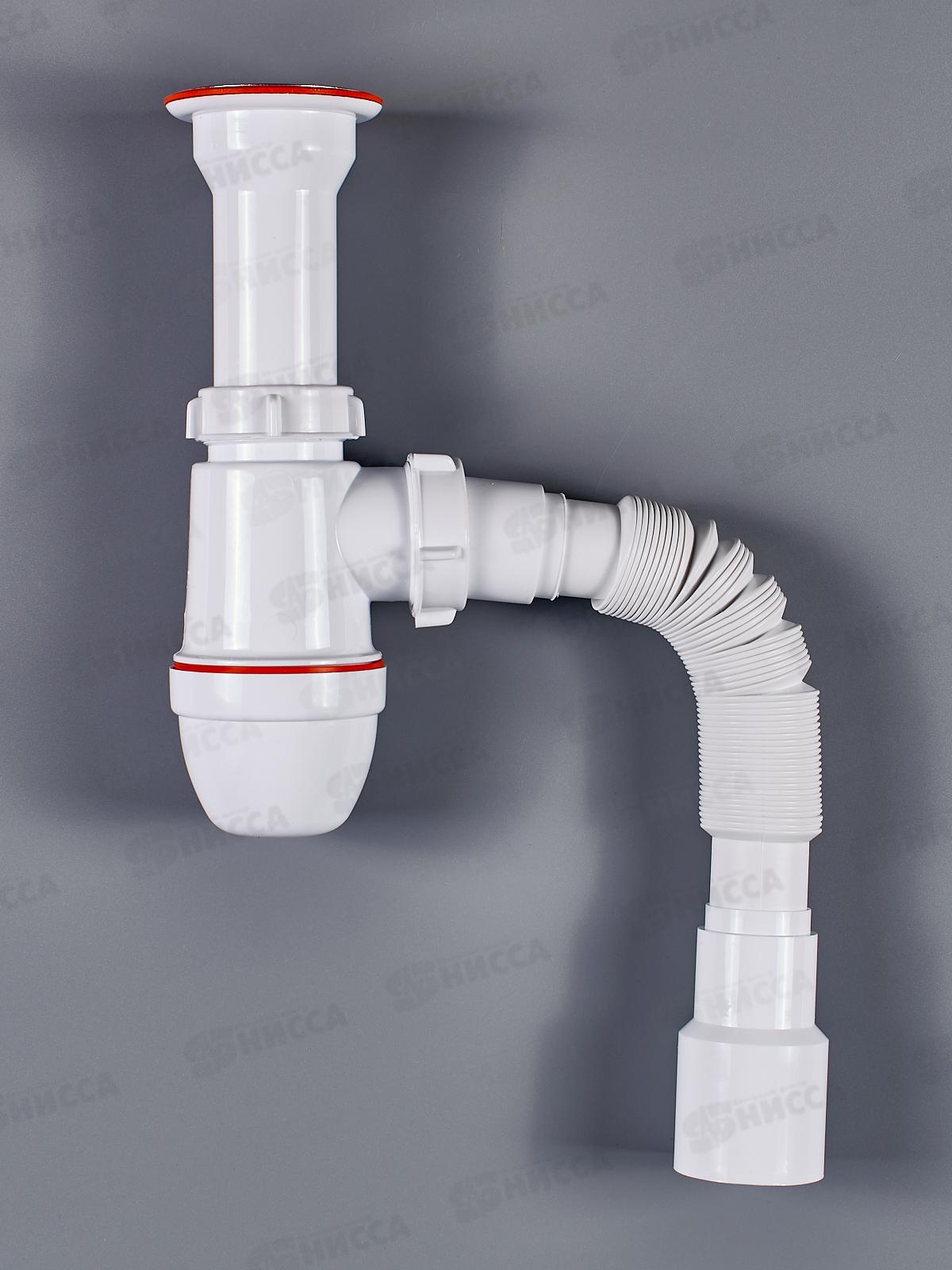 Сифон СУ-02 для умывальника (прикручивающийся)