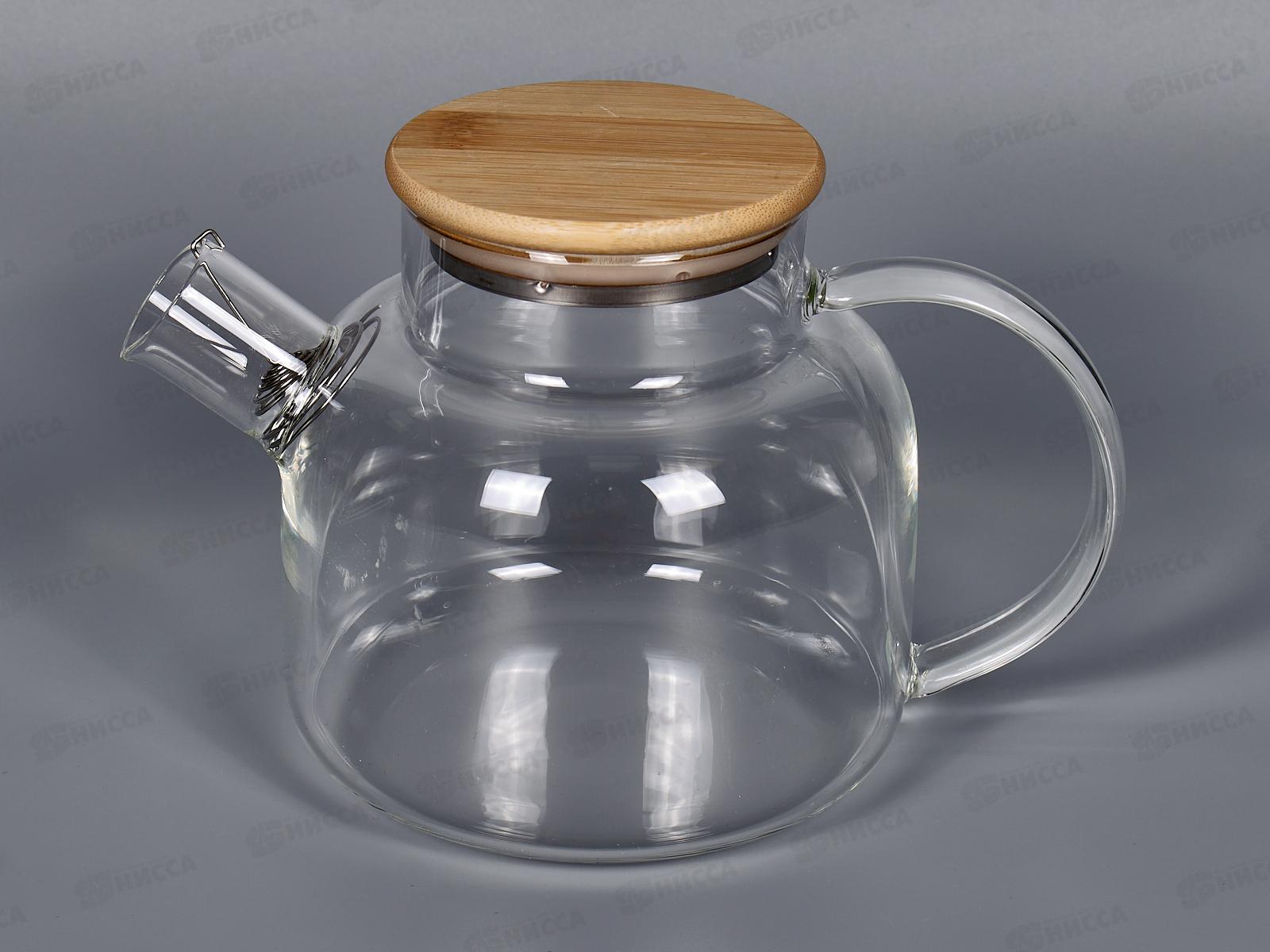 Чайник 1,2л заварочный термостойкое стекло МС201 AST-006-BH-1200G *48