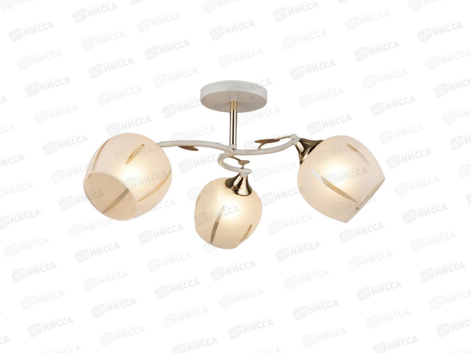 Люстра Классика 3-рожковая 12228/3WT+FGD WT не ориг.плафоны