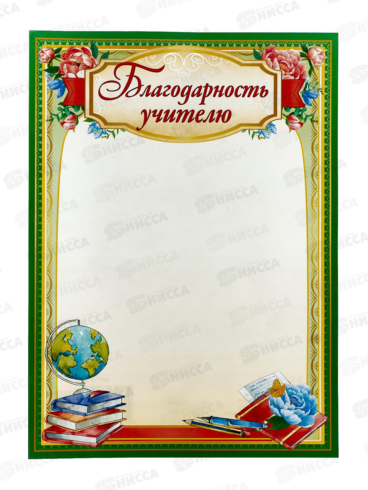 Благодарность ЛиС ОГБ-403 учителю *20