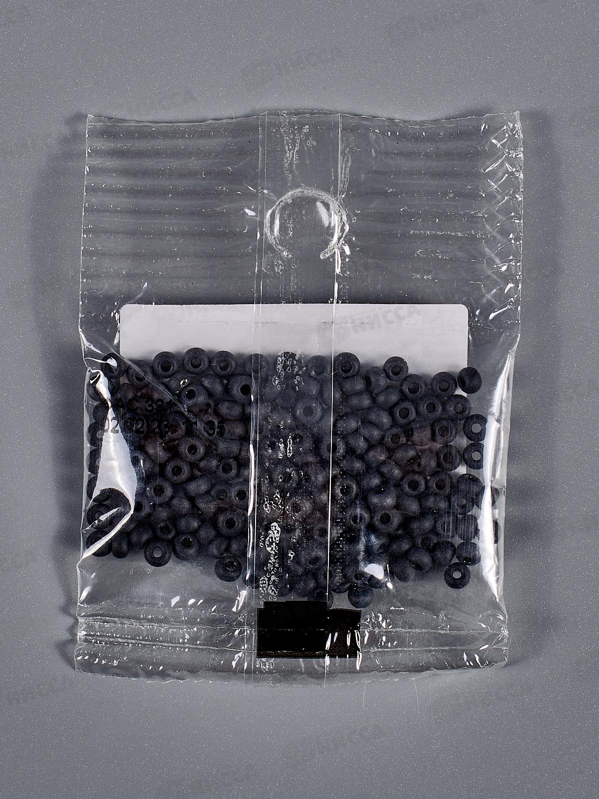 Бисер &quotGAMMA" Н660mat 08/0 круг., 5г, черный мат., 2.9мм, 23980/1