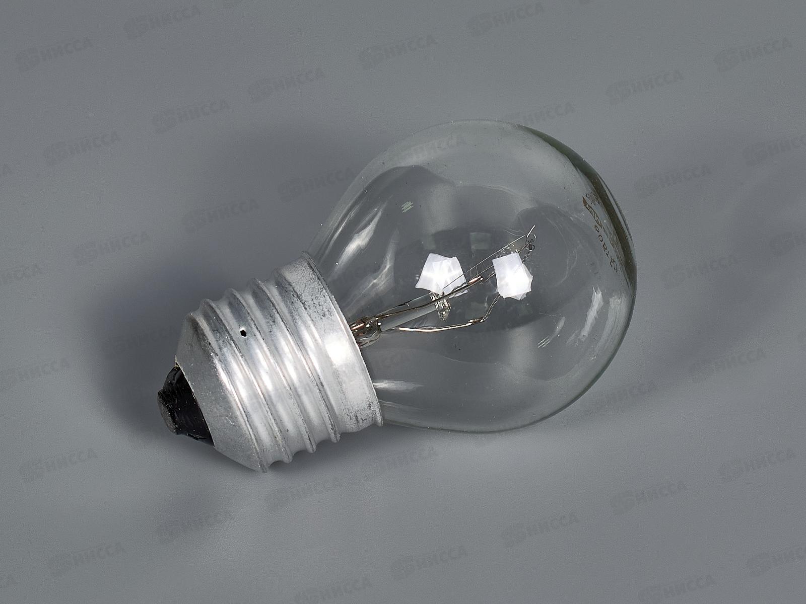 Электрическая лампочка  60 Вт TDM Е27, шар прозрачный, 0004 *10/100