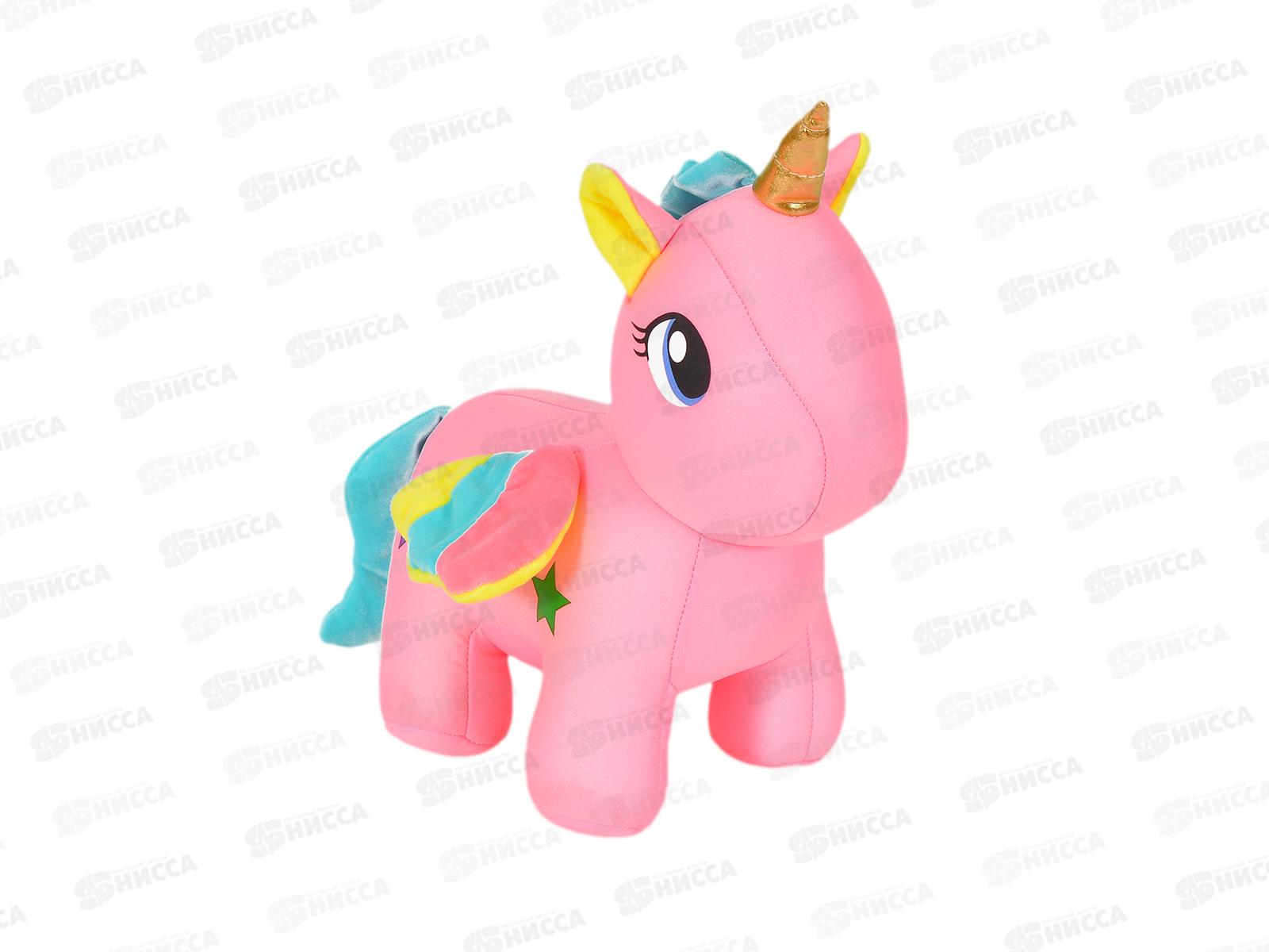 Единорог-антистресс розовый 30см DN-0016, ТМ Коробейники 270547 *8  гб