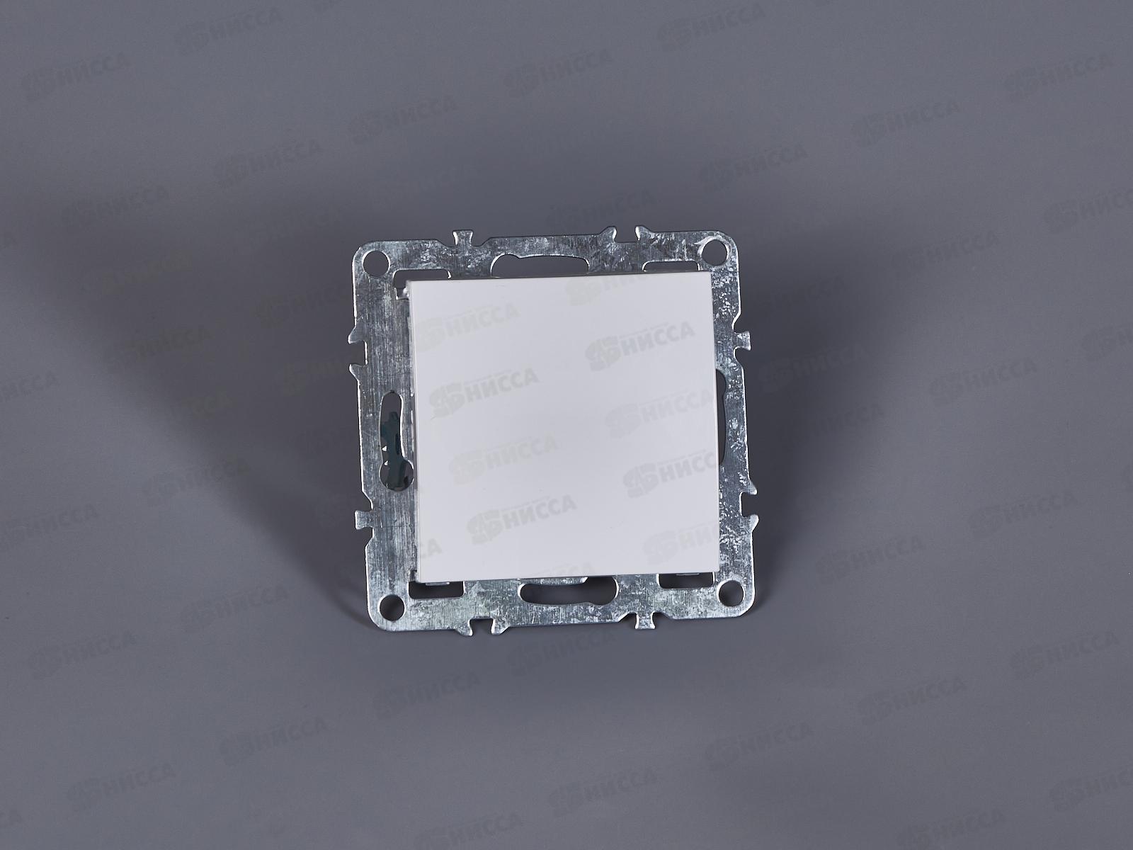 Выключатель Эрна, 1-клавишный (механизм), PSW10-9103-01, белый