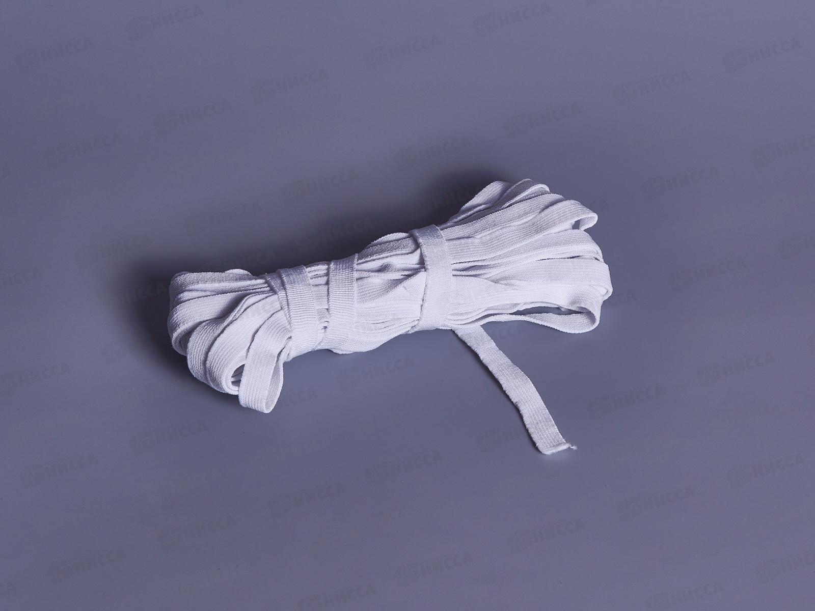 Резинка бельевая 10мм ткацкая белая 10м