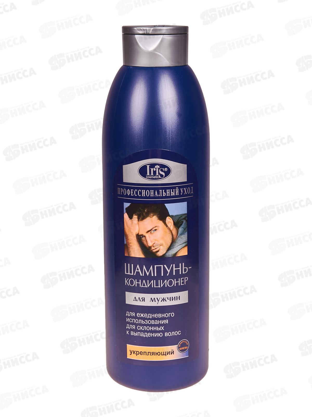 IRIS Шампунь-кондиционер мужской для волос Укрепляющий 1л *6