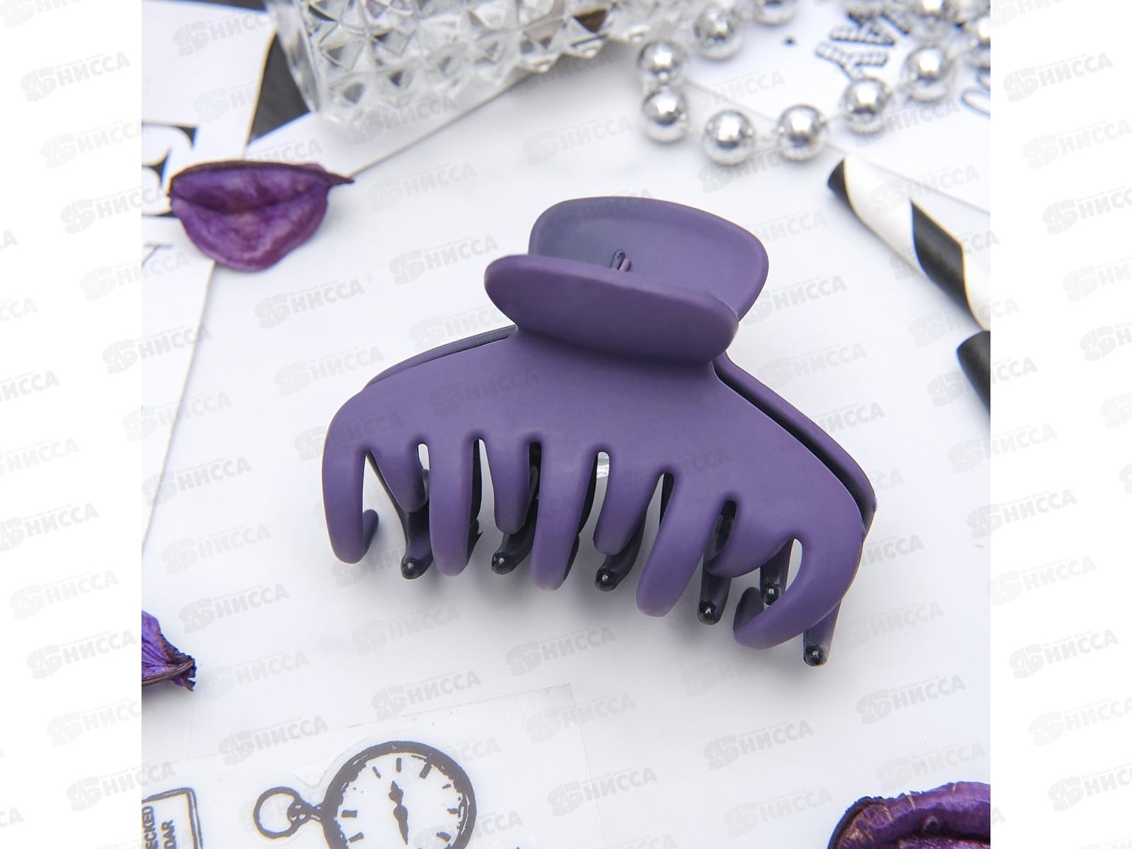 Краб д/волос &quotБархат&quot классика 6,5см микс 3913256 *12