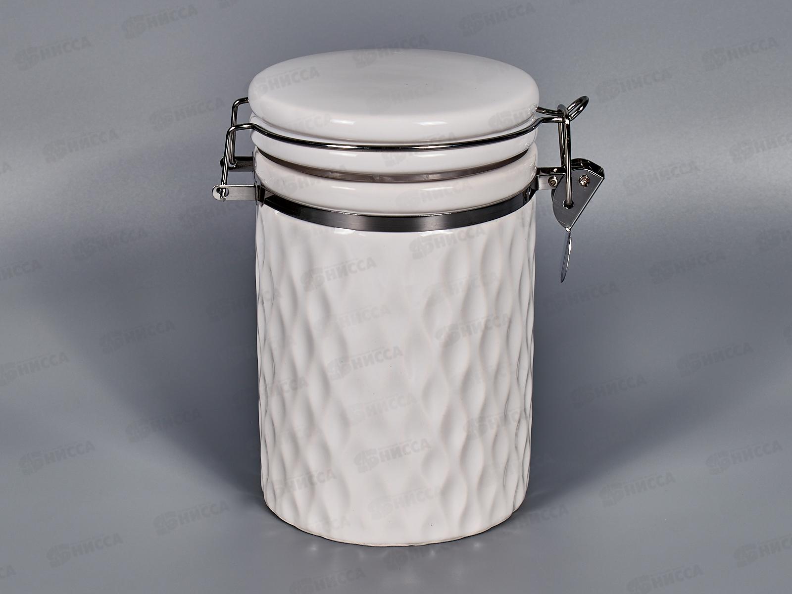 Банка Жемчужная волна 900мл с клипсой в подарочной упаковке MFK07954