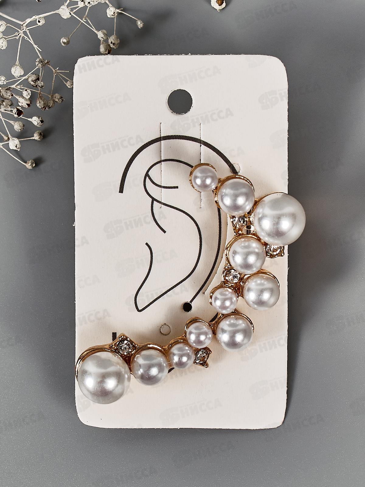 Серьги &quotКаффа&quot жемчужное сокровище 6257849 *6