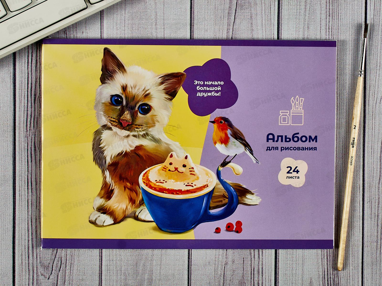 Альбом для рисования 24л BG MIX-Девочки, А5, асс.10985*24/96