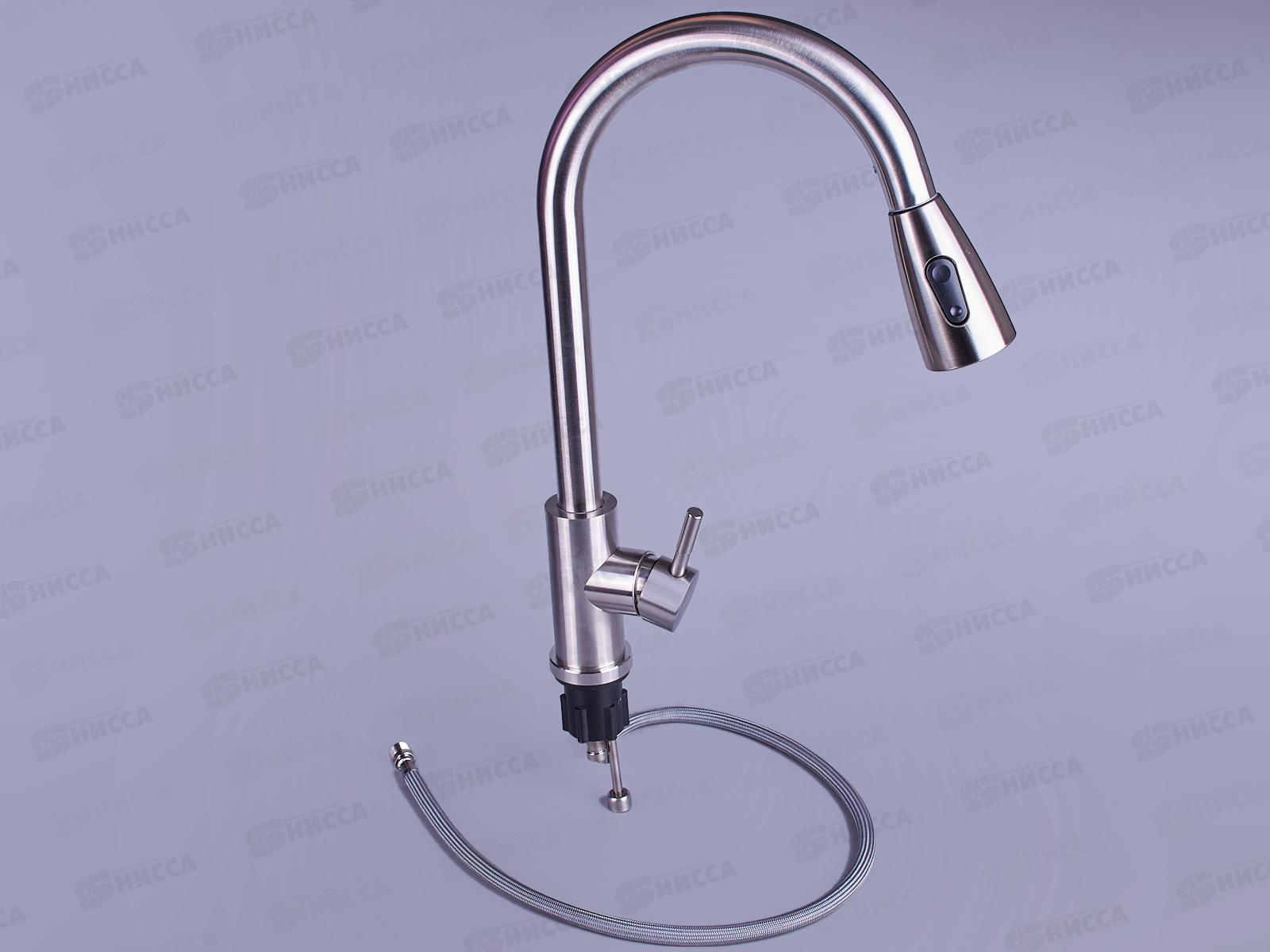 Смеситель для кухни РОТАТО Р0046S нержний боковой, с режимным аэратором,512992