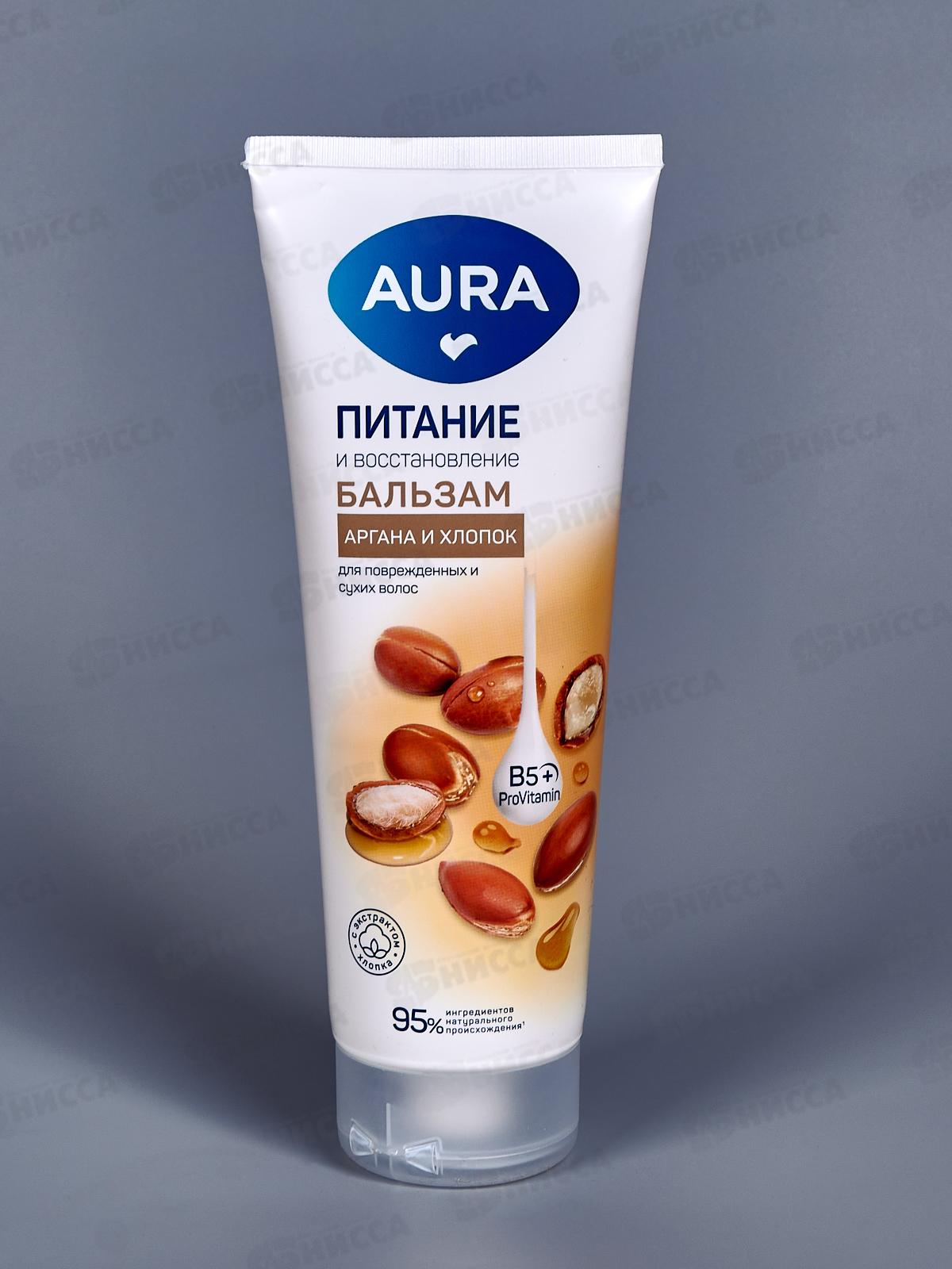 АУРА Бальзам для волос Питание и восстановление 250мл *8