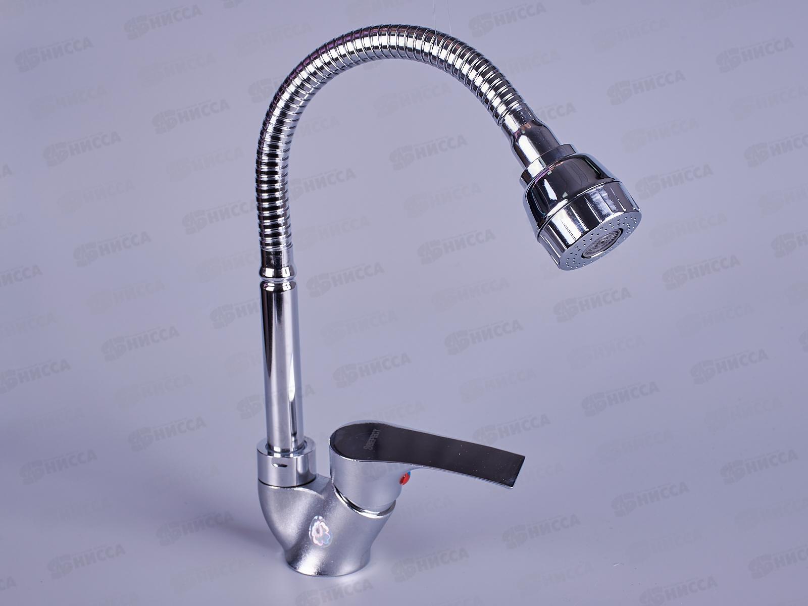 Смеситель для кухни ЭВЕРЕСТ бок В54-032 с гибким изливом   500999