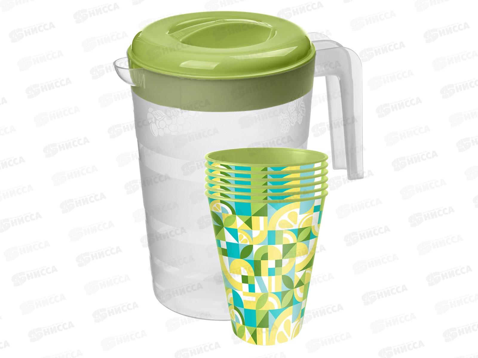 Набор для пикника 7предметов  Салатовый 221184020/04 *14