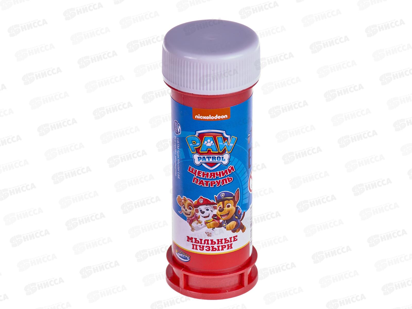 Мыльные пузыри "Играем вместе" "Щенячий патруль" 60мл 01036-60ЭД *36