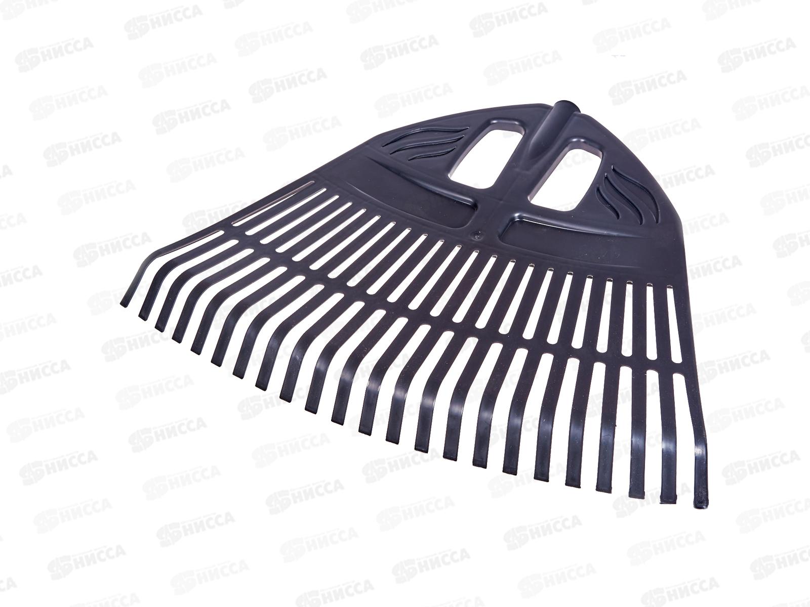 Грабли веерные пластмассовые 23 зуба &quotГардения&quot черный 500мм, 010821  *20