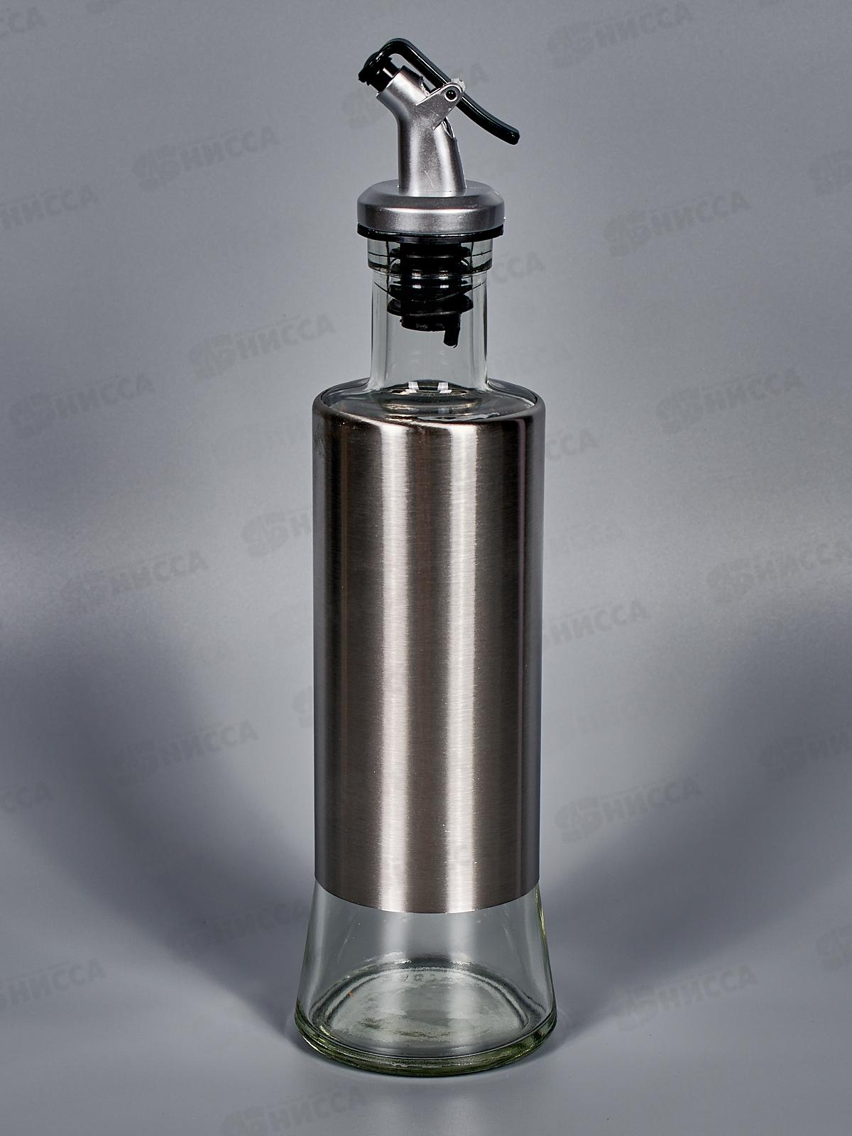 Бутылка для уксуса/масла/соуса 350мл стекло/нерж AST-006-G-350