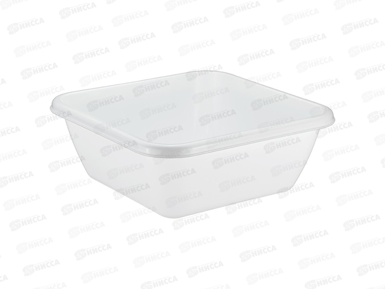 Таз  12л квадратный  Белый М2578 *10