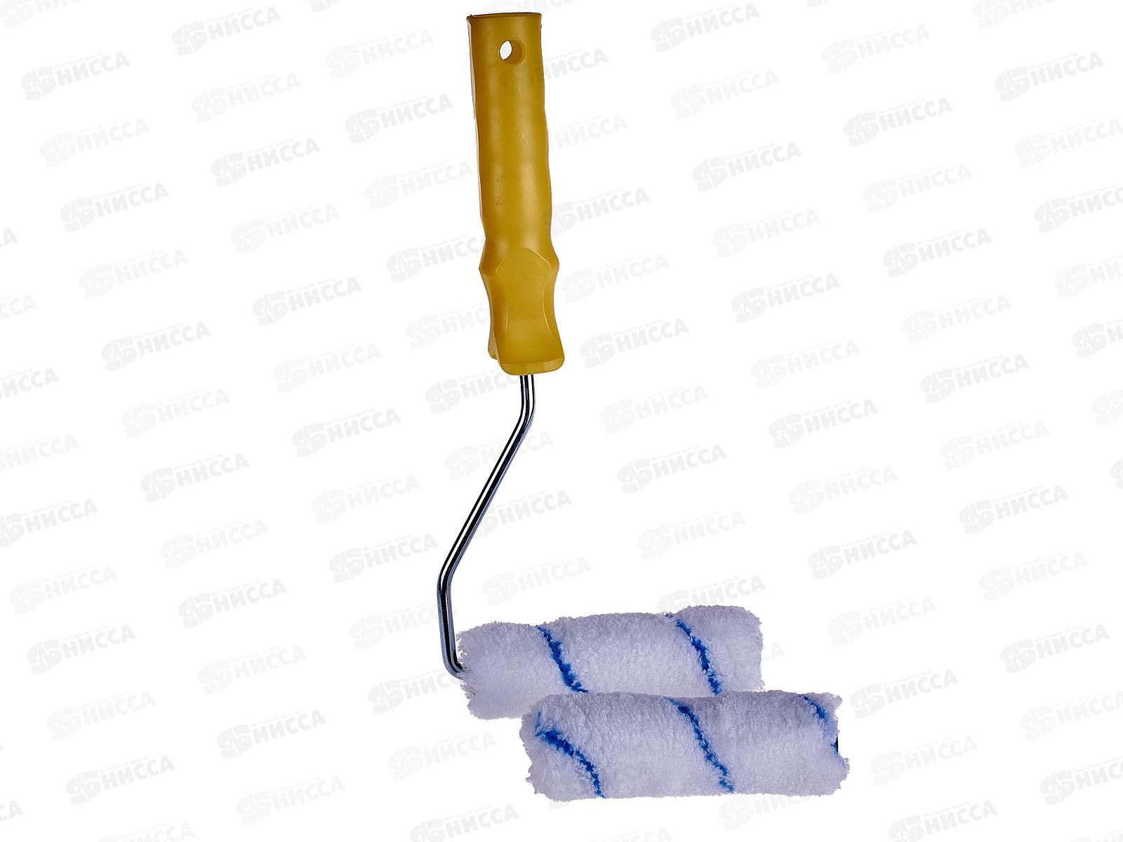 Мини-валик с ручкой + ролик,микроволокно 11/110/15 мм, 0416005 *100