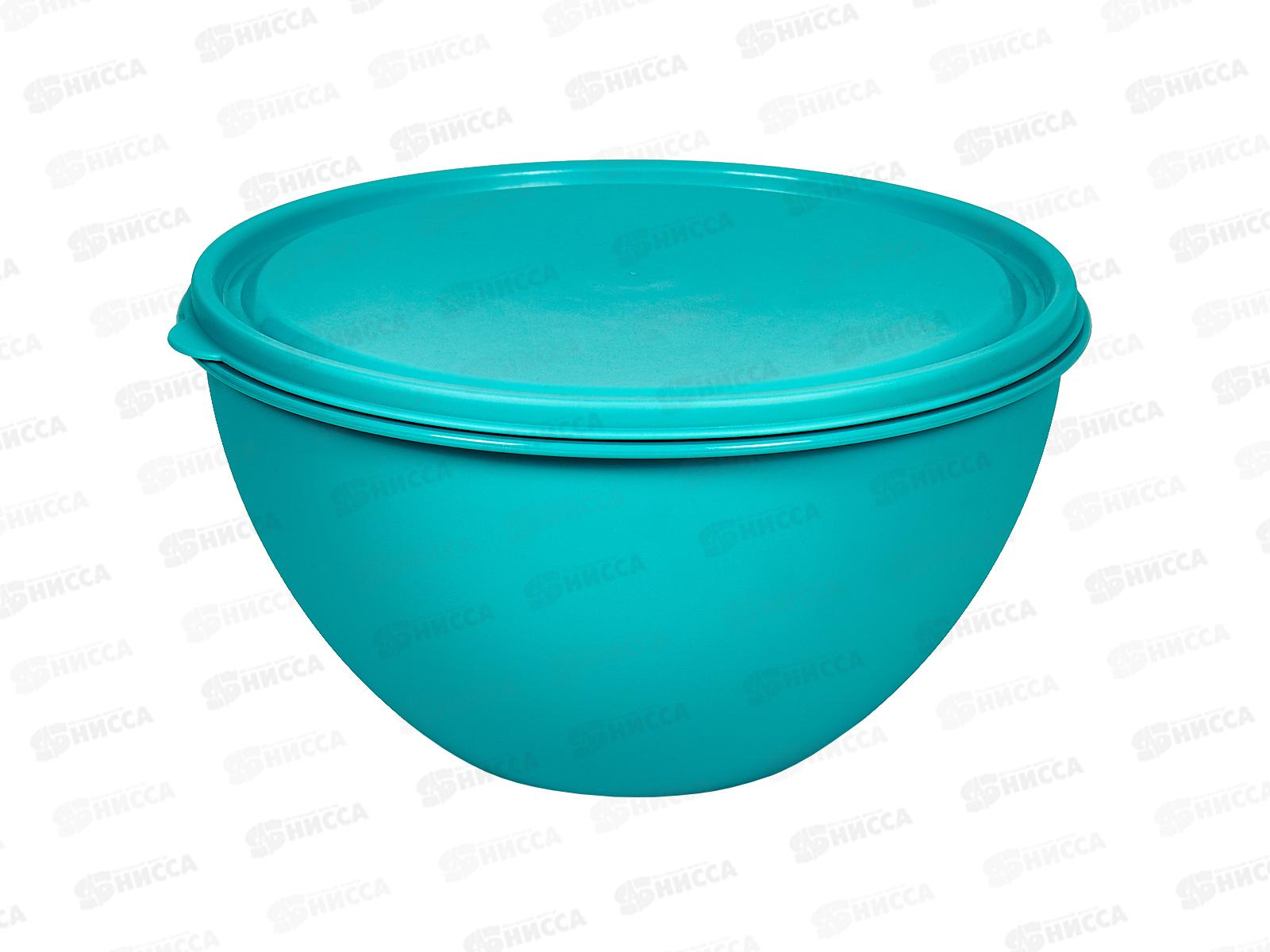 Миска 2л с цветной крышкой тиффани Ангора *18