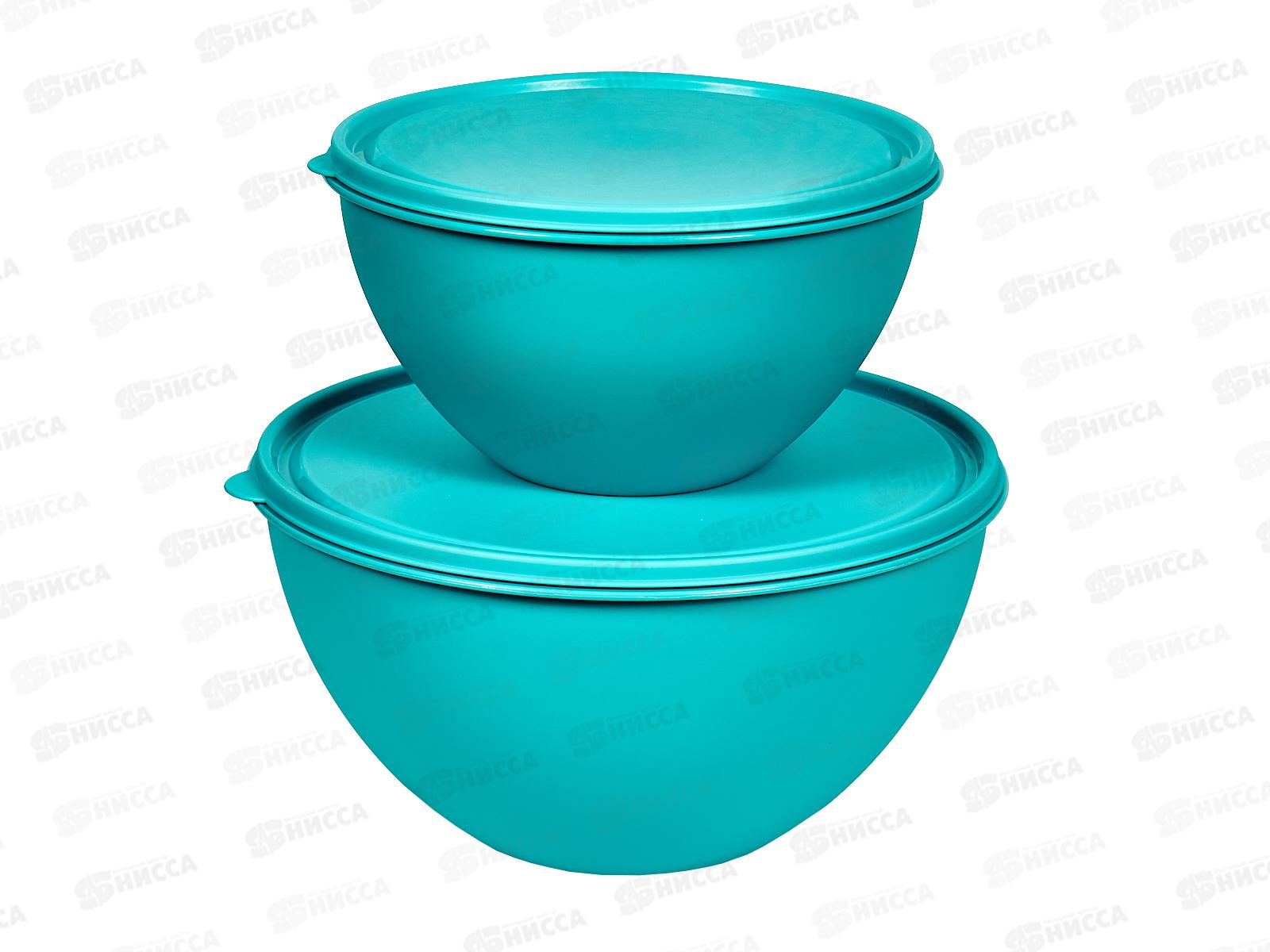 Набор мисок с цветными крыш 2+4л тиффани (Ангора) *12