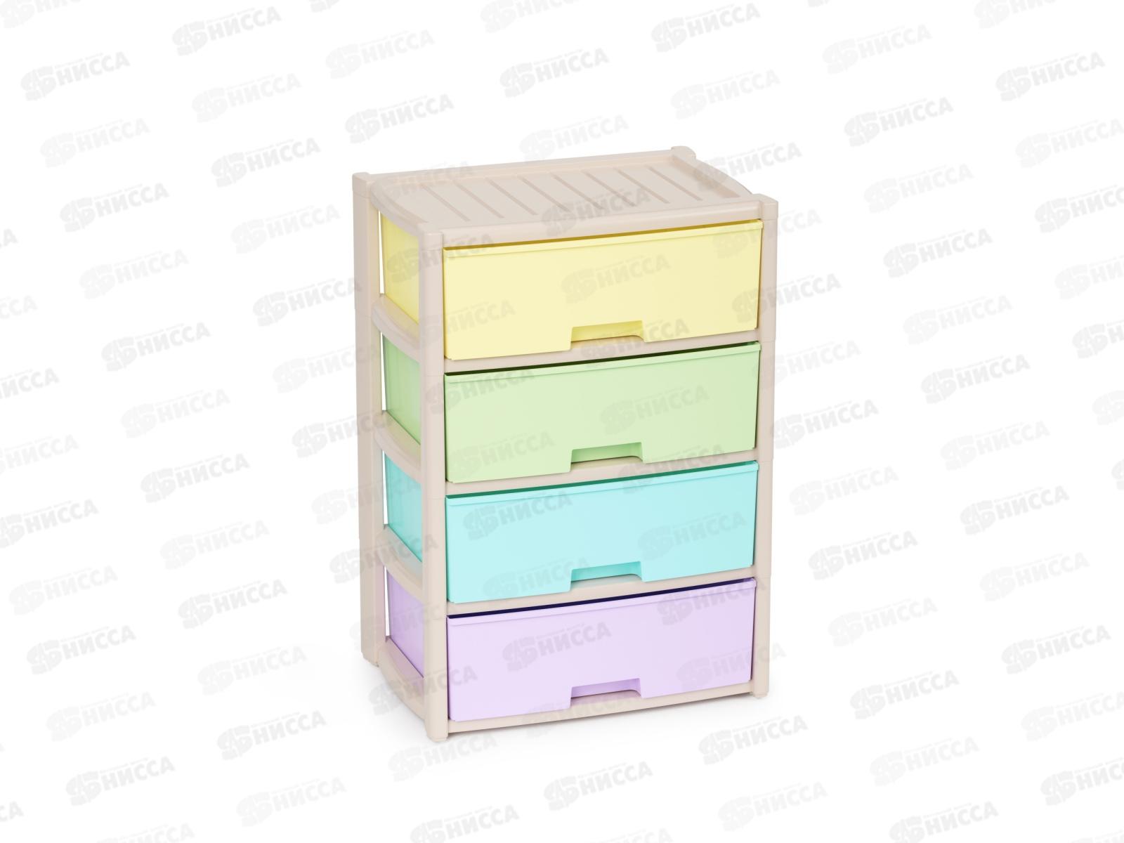 Комод 4-х секционный &quotКолорит&quot широкий Цветной М8822 *1