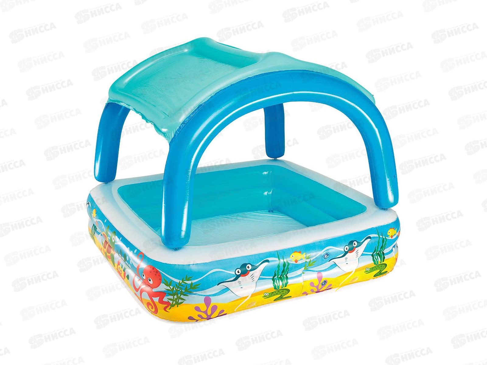 Бассейн 52192 (140*140*114см) 265л с навесом BESTWAY *3