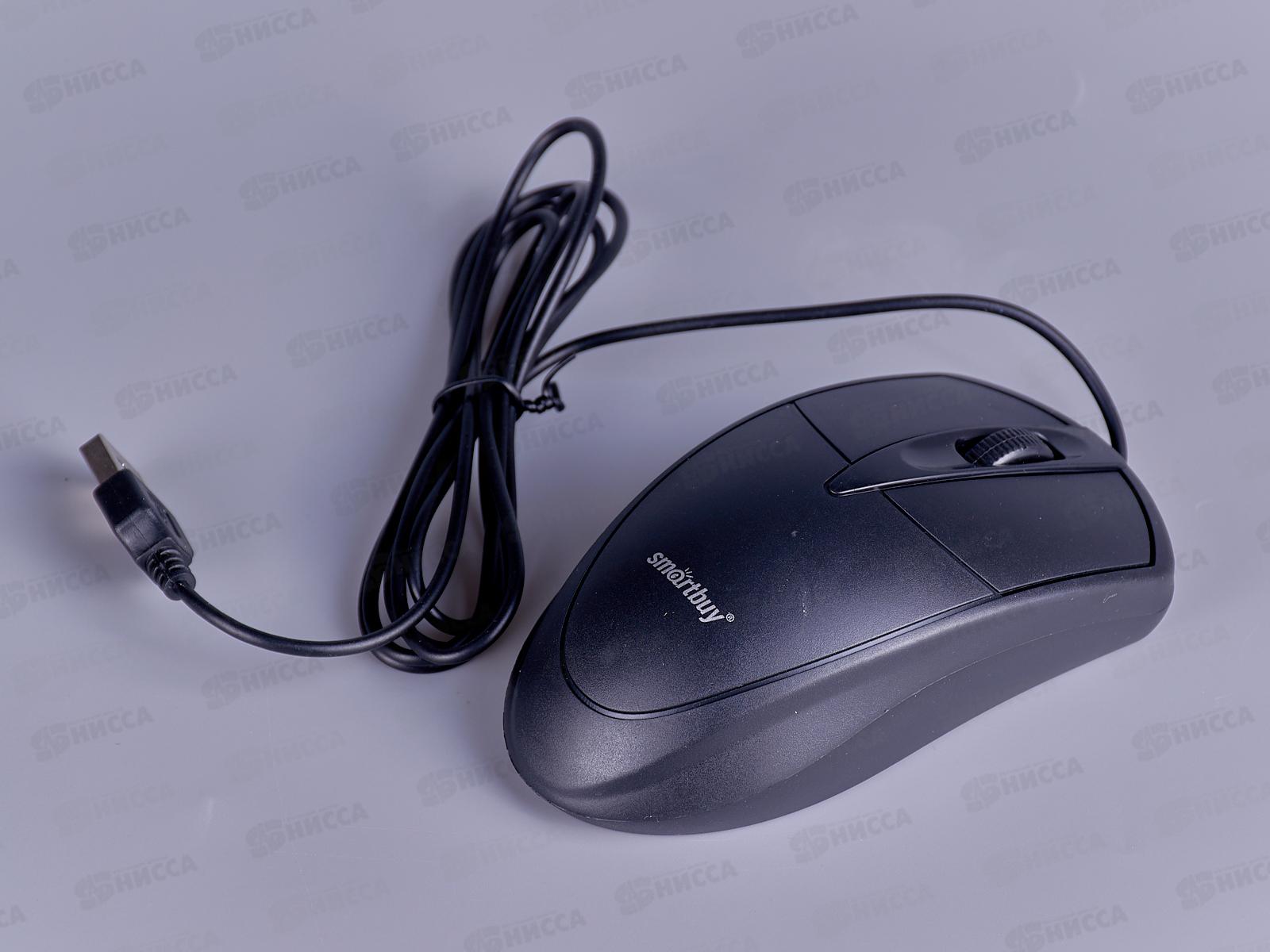 Мышь SmartBuy 215-К ONE проводная черная SBM-215-K *100