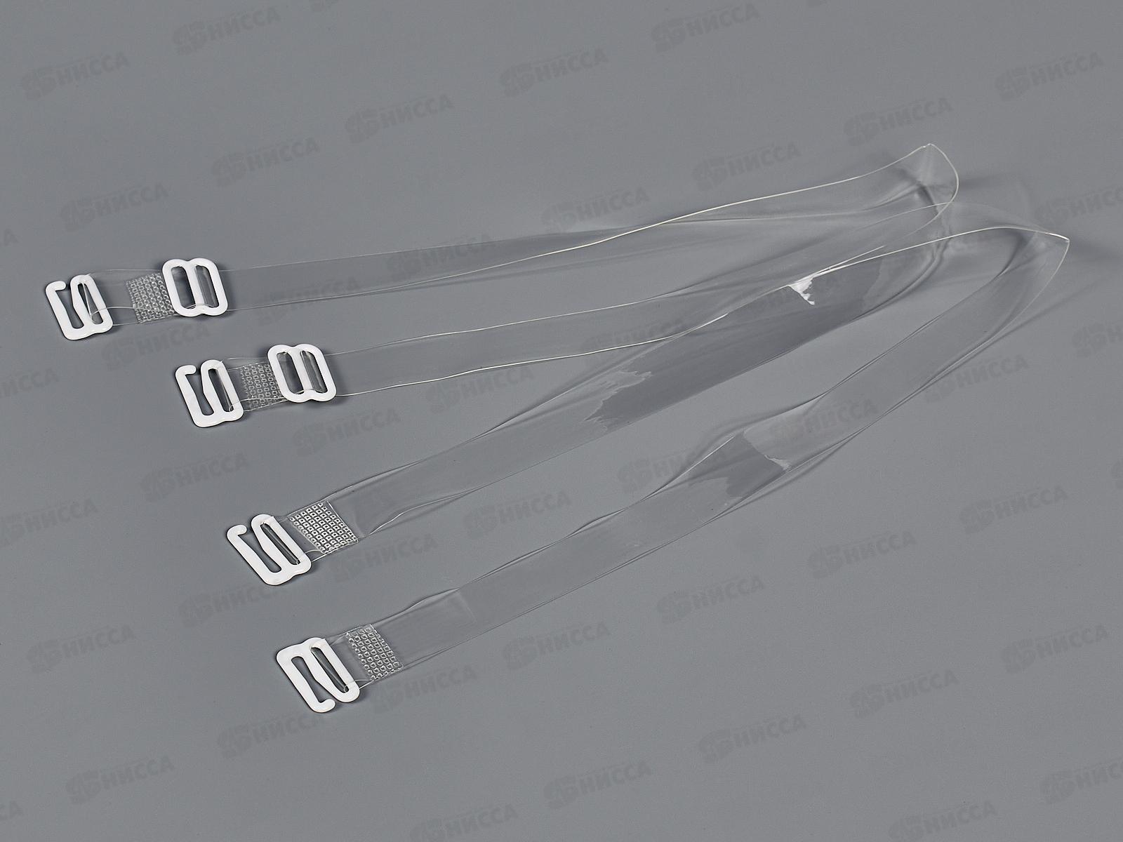 Бретельки силиконовые прозрачные 1,2см 865-0396