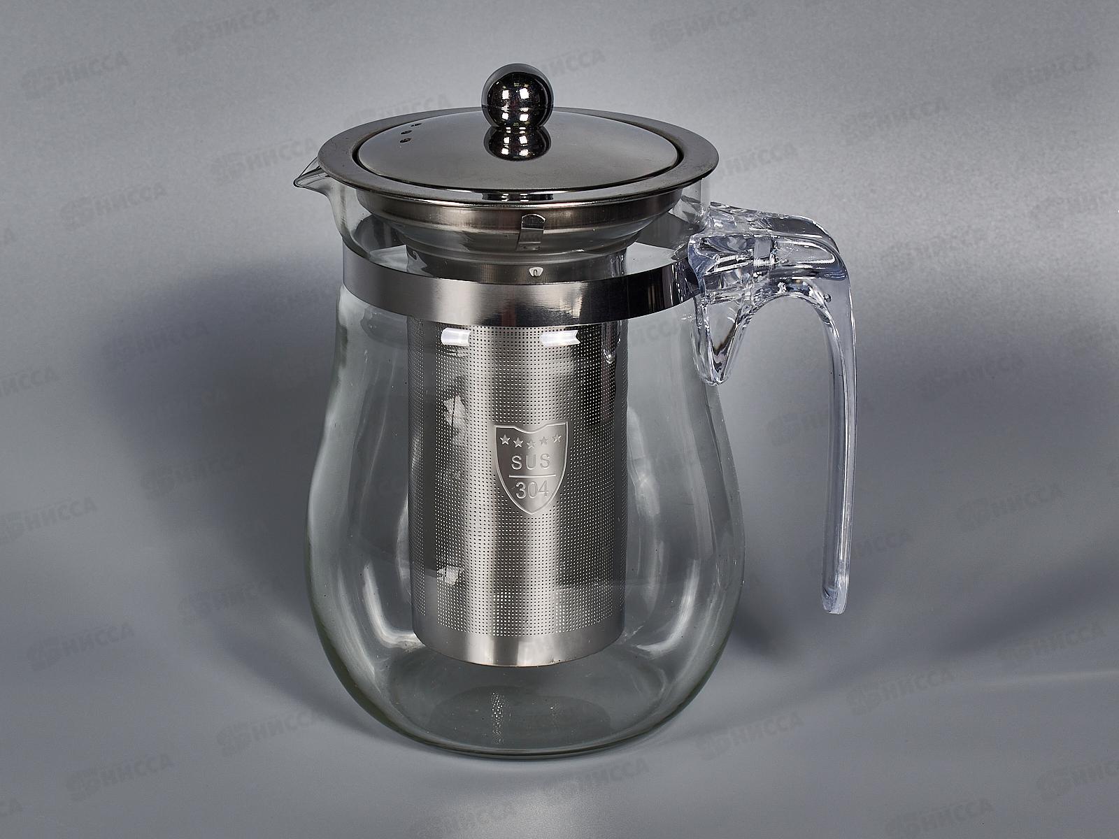 Чайник 1,0л заварочный мет/сито МС304 AST-006-C-1000Z *40