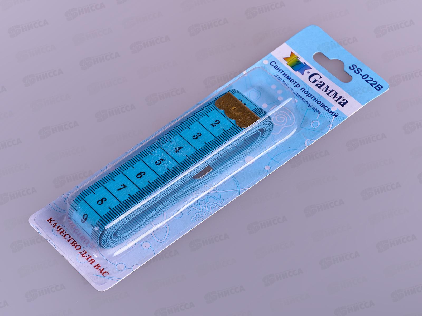 Сантиметр &quotGamma&quot SS-022В пластик 200см х 2см ассорти блистер