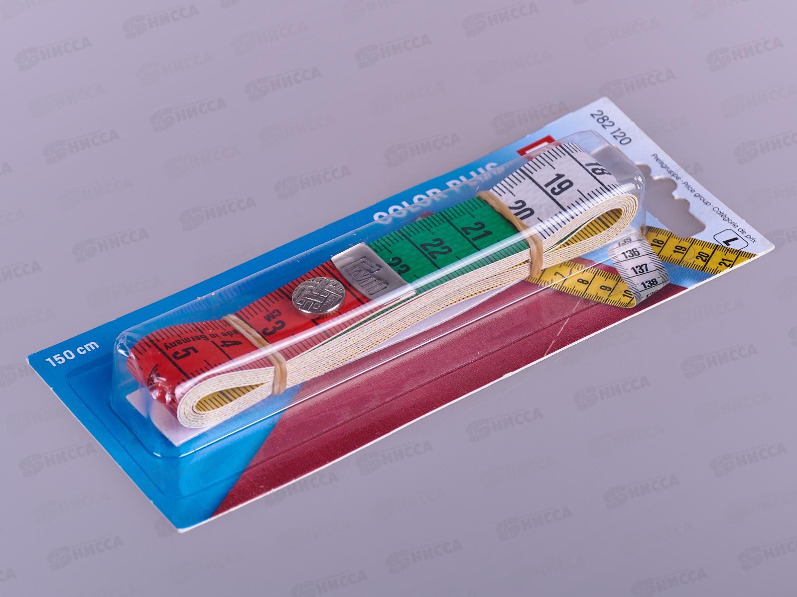 Сантиметр PRYM 282120 Color Plus с кнопкой 150см блистер