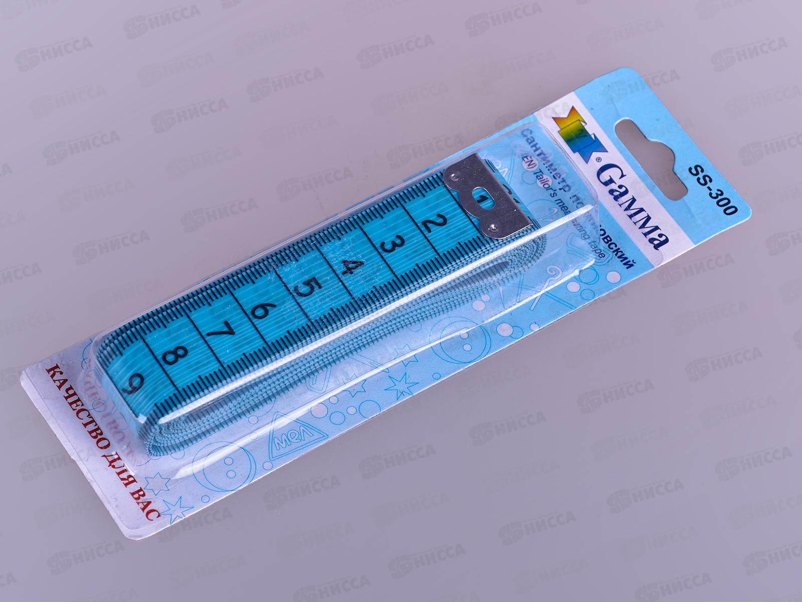 Сантиметр &quotGamma&quot SS-300 ПВХ 300см х 2см синий блистер *6