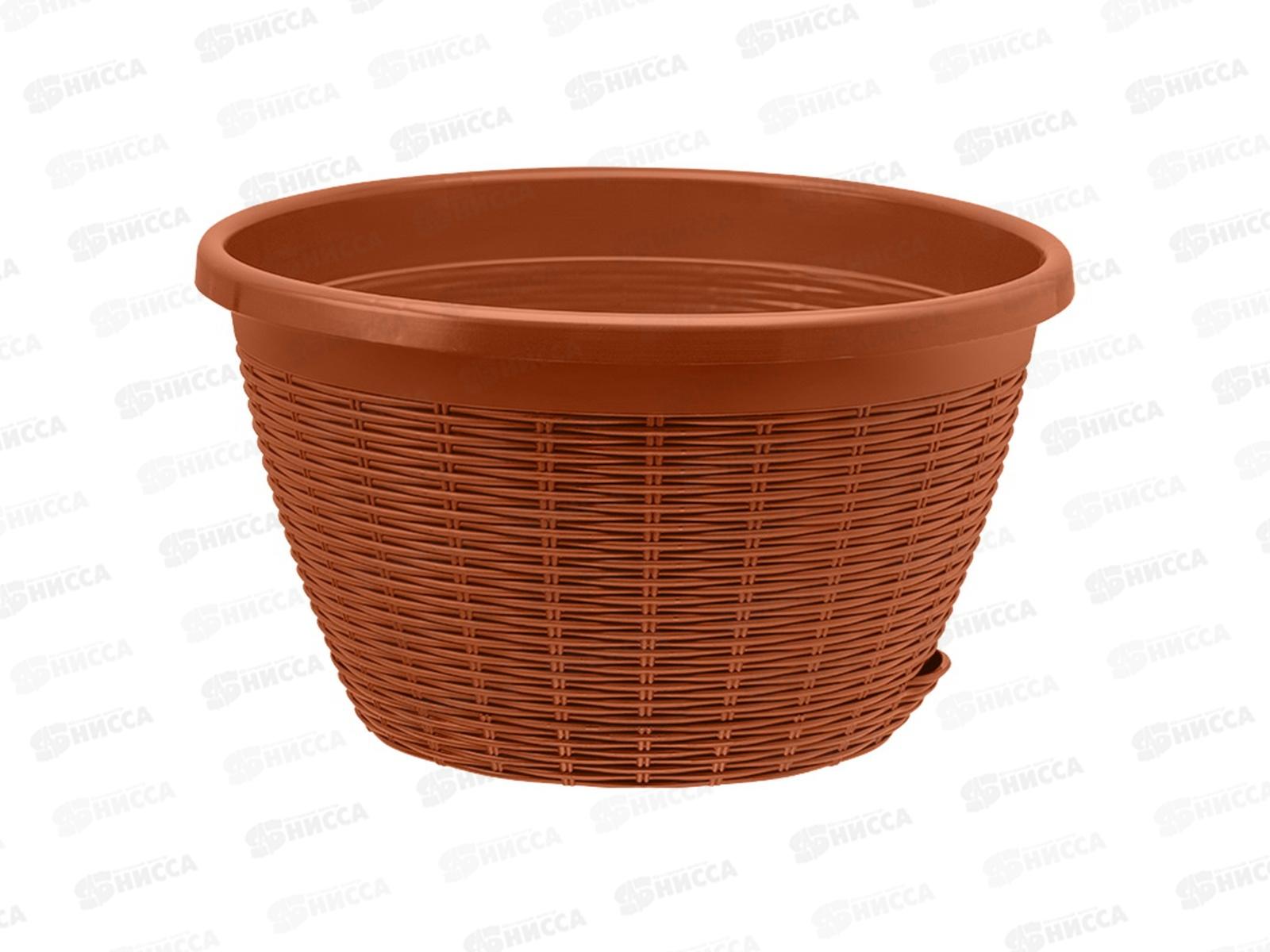 Кашпо Подвесное 4,5л без подвеса Терракот КШ-6451 *20