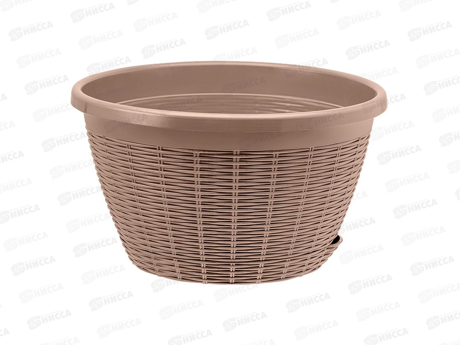 Кашпо Подвесное 4,5л без подвеса Фраппе КШ-9805 *20